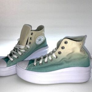 Converse Women’s Chuck Taylor All Star Move High Ombre Light Dew Platform NWOT